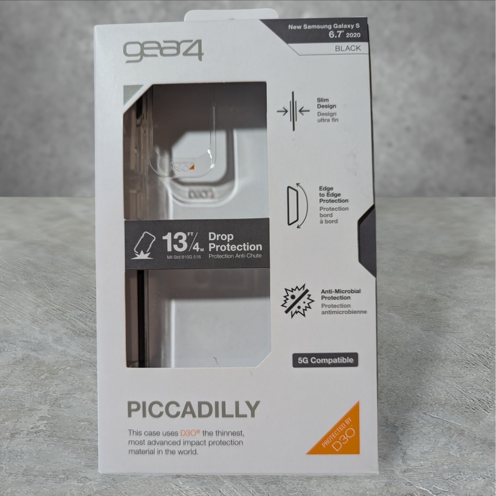Gear4 Piccadilly D30 Case for Samsung Galaxy S 6.7 2020 (S20+ 5G) - Clear A8